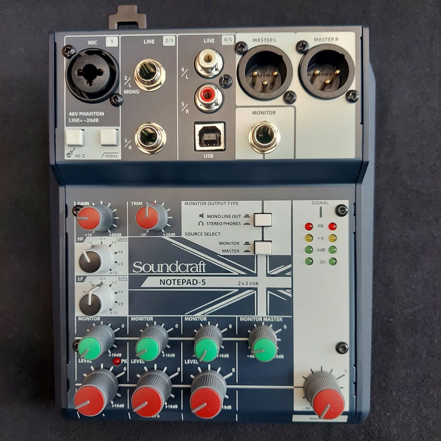 Soundcraft Notepad-5 Mixer and USB Audio Interface